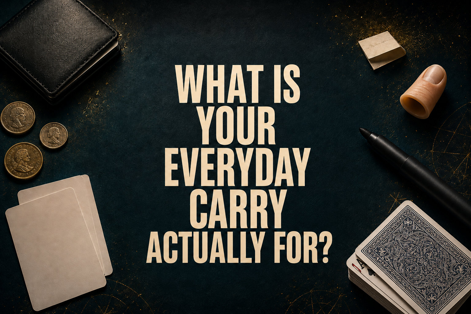 Magicians EDC everyday carry. 